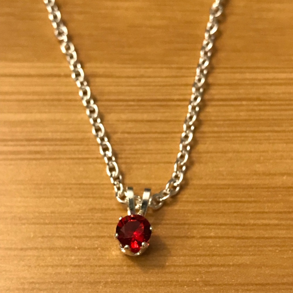 Effy sterling silver necklace, pendant with stone